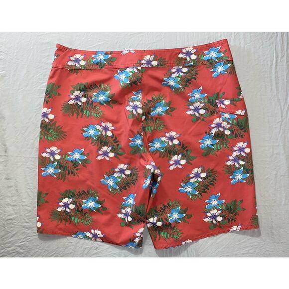 Volcom Men's Manic 20" Quick Dry Cargo Board Shorts. Red Floral, Men's 36. MINT! - Picture 4 of 5